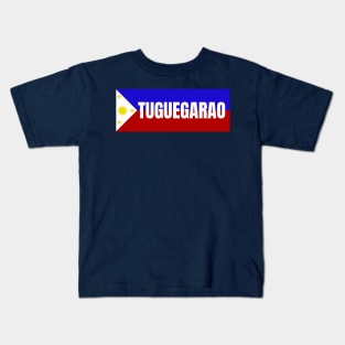 Tuguegarao City in Philippines Flag Kids T-Shirt